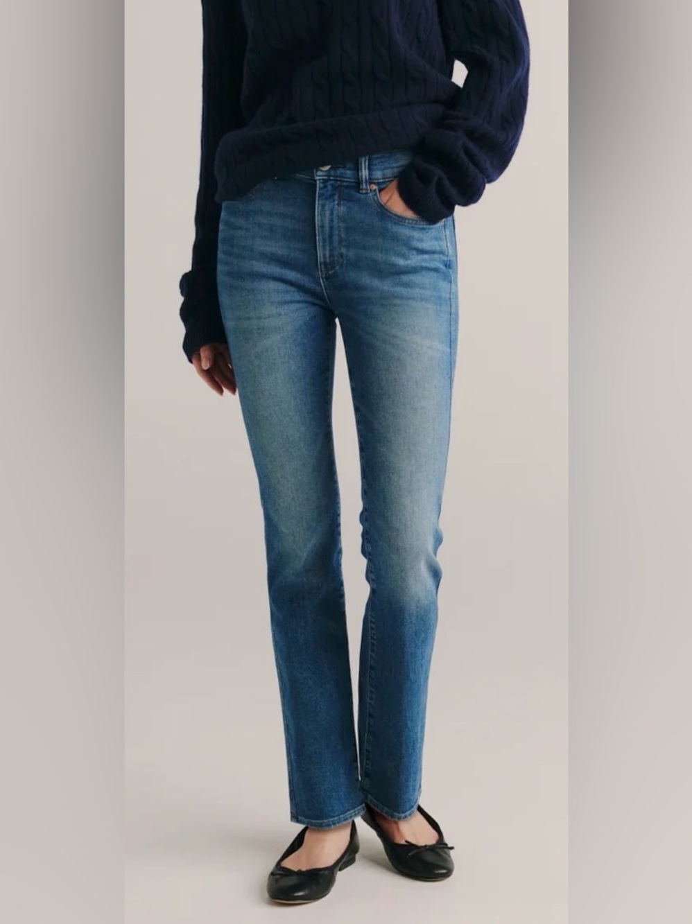 DL1961 Jeans Mara Straight Mid-Rise Instasculpt Blue